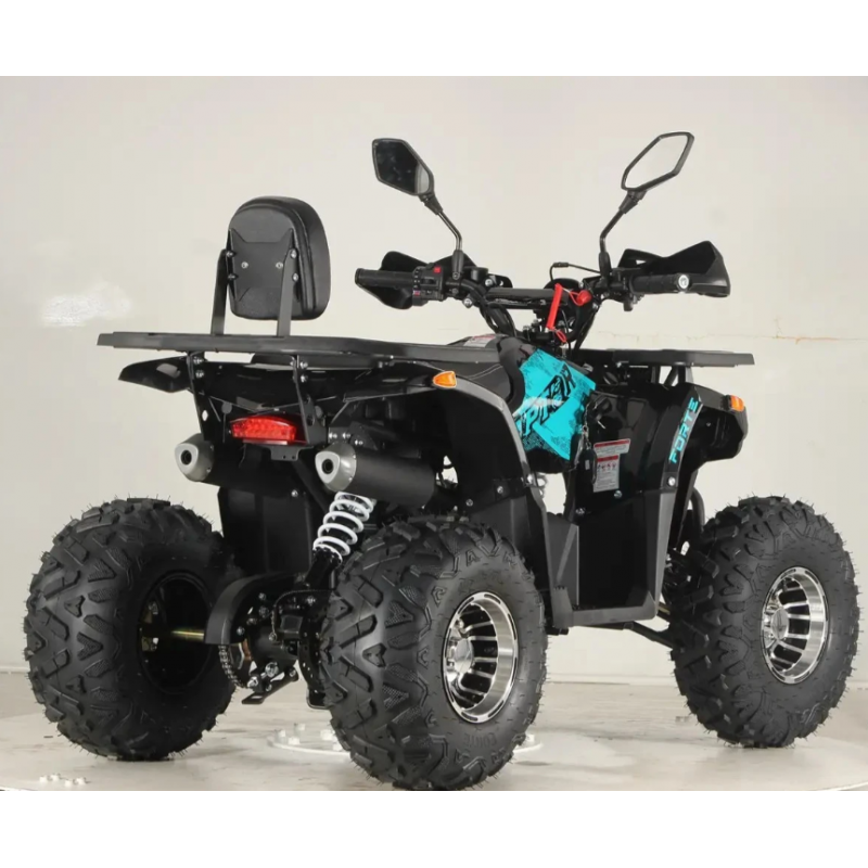 Квадроцикл підлітковий FORTE ATV125P блакитно-червоний