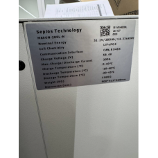 Акумулятор SEPLOS MASON 280L-N 51.2V 280AH 14.33KWH LiFePO4 (літій-залізо-фосфатний акумулятор)
