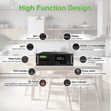 Акумулятор LanPWR 48V 100Аh 5120Wh LiFePO4 (літій-залізо-фосфатний акумулятор)