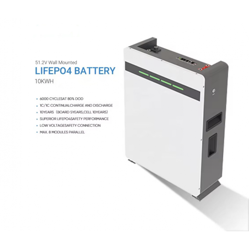 Акумуляторна батарея настінна GENIX GREEN ES-BOX12 PLUS 48V 200Ah 10240Wh LiFePO4 (літій-залізо-фосфатний акумулятор)