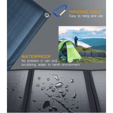 Портативна сонячна панель 60W, сонячна станція, сонячний зарядний пристрій, сонячна батарея