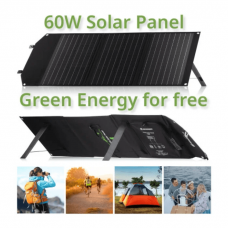 Портативна сонячна панель Bresser Mobile Solar Charger 60 Watt USB DC (3810050)