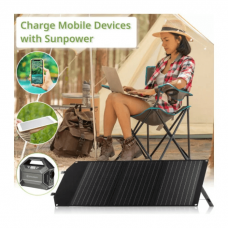 Портативна сонячна панель Bresser Mobile Solar Charger 60 Watt USB DC (3810050)