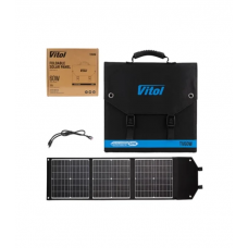 Портативна сонячна панель Vitol, складана TV60W, 60Вт/18В/3,3А (TV60W)