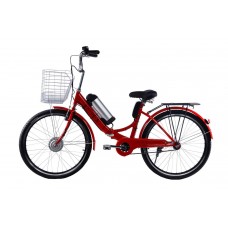 Електровелосипед складний з низькою рамою E-motion 36V 10Ah 350W / червоний