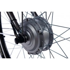 Електровелосипед складний з низькою рамою E-motion 36V 14Ah 350W / чорно-синій