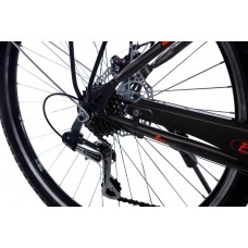 Електровелосипед складний з низькою рамою E-motion 36V 14Ah 350W / чорно-червоний