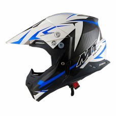 MT Helmets Synchrony Steel black / white / blue