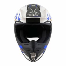 MT Helmets Synchrony Steel black / white / blue