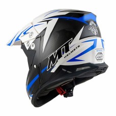 MT Helmets Synchrony Steel black / white / blue