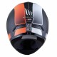 MT Helmets REVENGE Binomy black / white / fluo orange