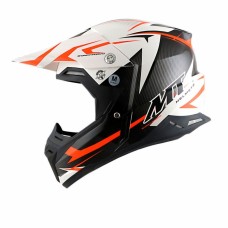 MT Helmets Synchrony Steel black / white / orange