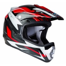 Шолом GEON 623 Крос Vector черный-красный