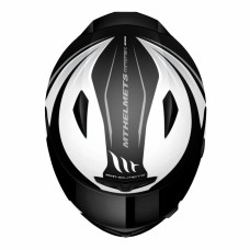 MT Helmets MATRIX Incisor gloss black / white / silver