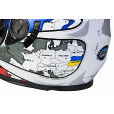 Шолом GEON 952 Інтеграл черный-жовтий