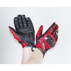 Мотоперчатки шкіряні Atrox SHARK RED
