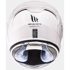 MT Helmets KRE SV Solid gloss white