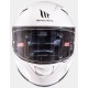 MT Helmets KRE SV Solid gloss white